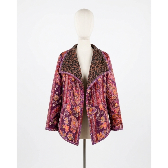 JOHNNY WAS Jackets & Blazers - NEW JOHNNY WAS joan wrap binded sherpa jacket in domi